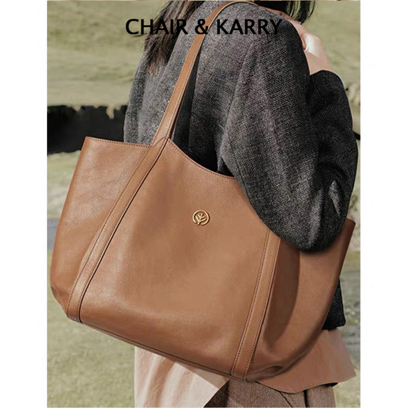 李思思同款晚枫包2025秋冬新款植鞣皮通勤单肩包大容量通勤包