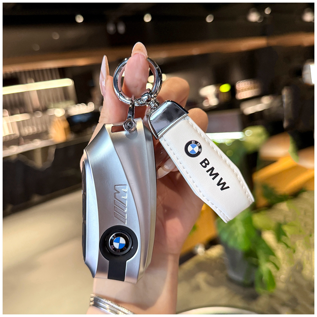 适用于宝马新5系钥匙套iX1X2X3汽车530li壳X5X7系i5高档740li扣XM