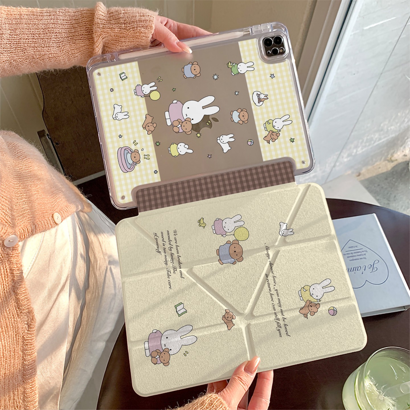 妙品嫩黄米菲适用华为MatePad11.5S保护套pad11平板壳padse带笔槽