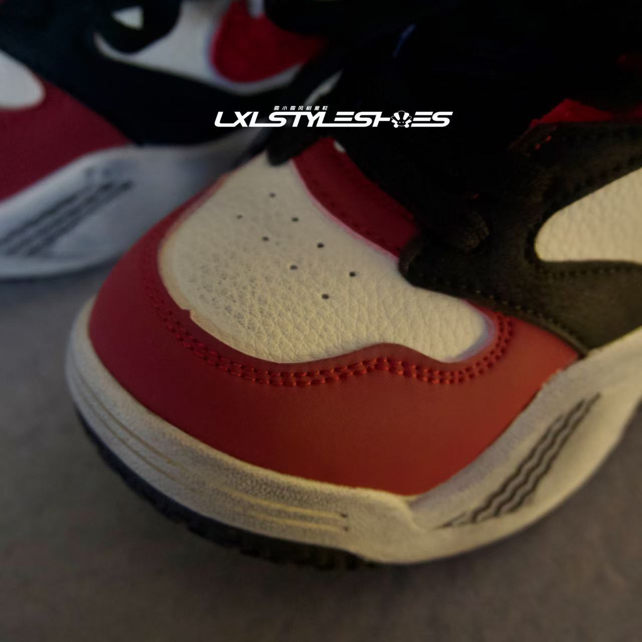 【擦色做旧】脏脏鞋儿童休闲鞋子时尚擦色做旧中帮气垫男女童篮球鞋