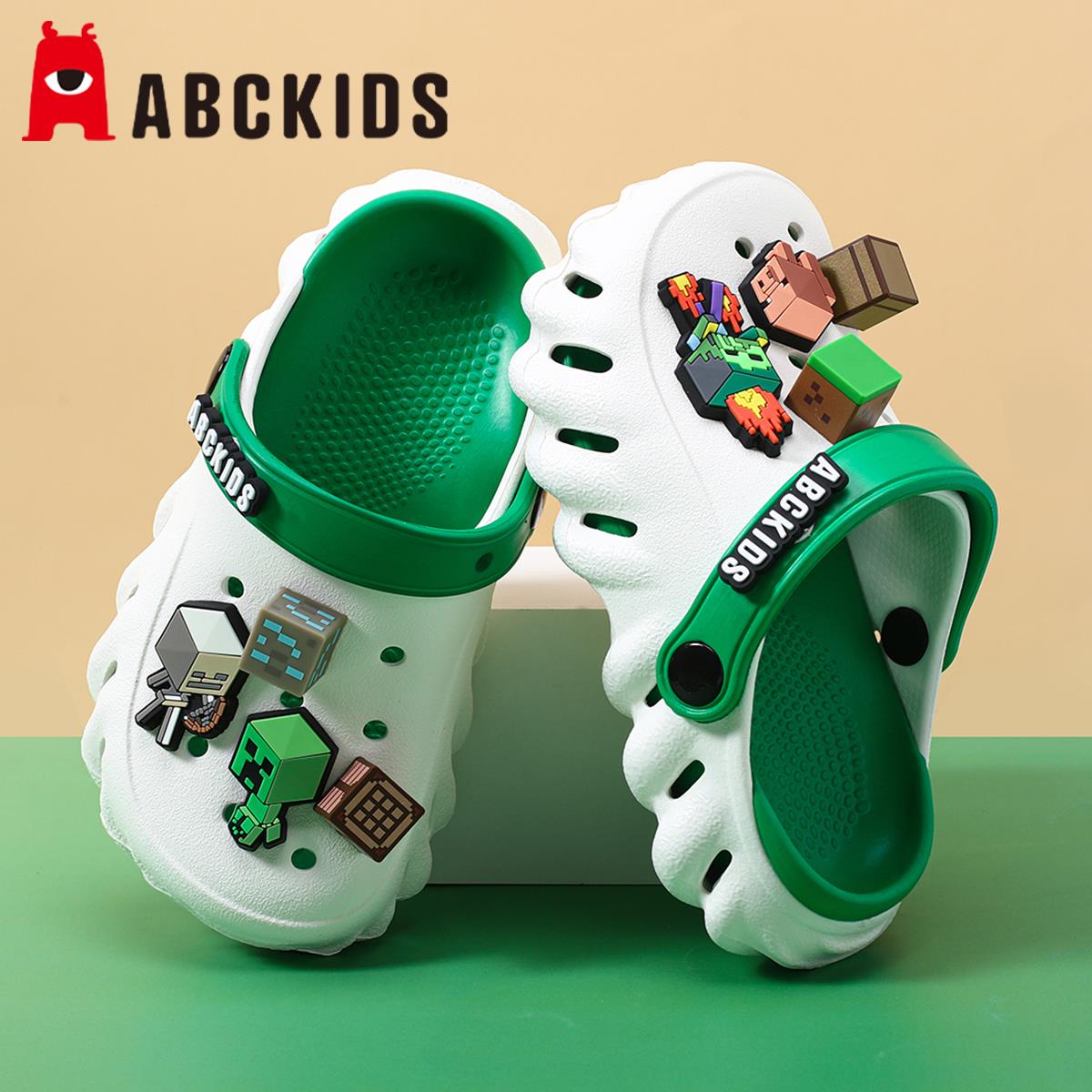 儿童洞洞鞋夏季男童拖鞋防滑男孩中大童户外穿沙滩鞋凉鞋防滑小孩