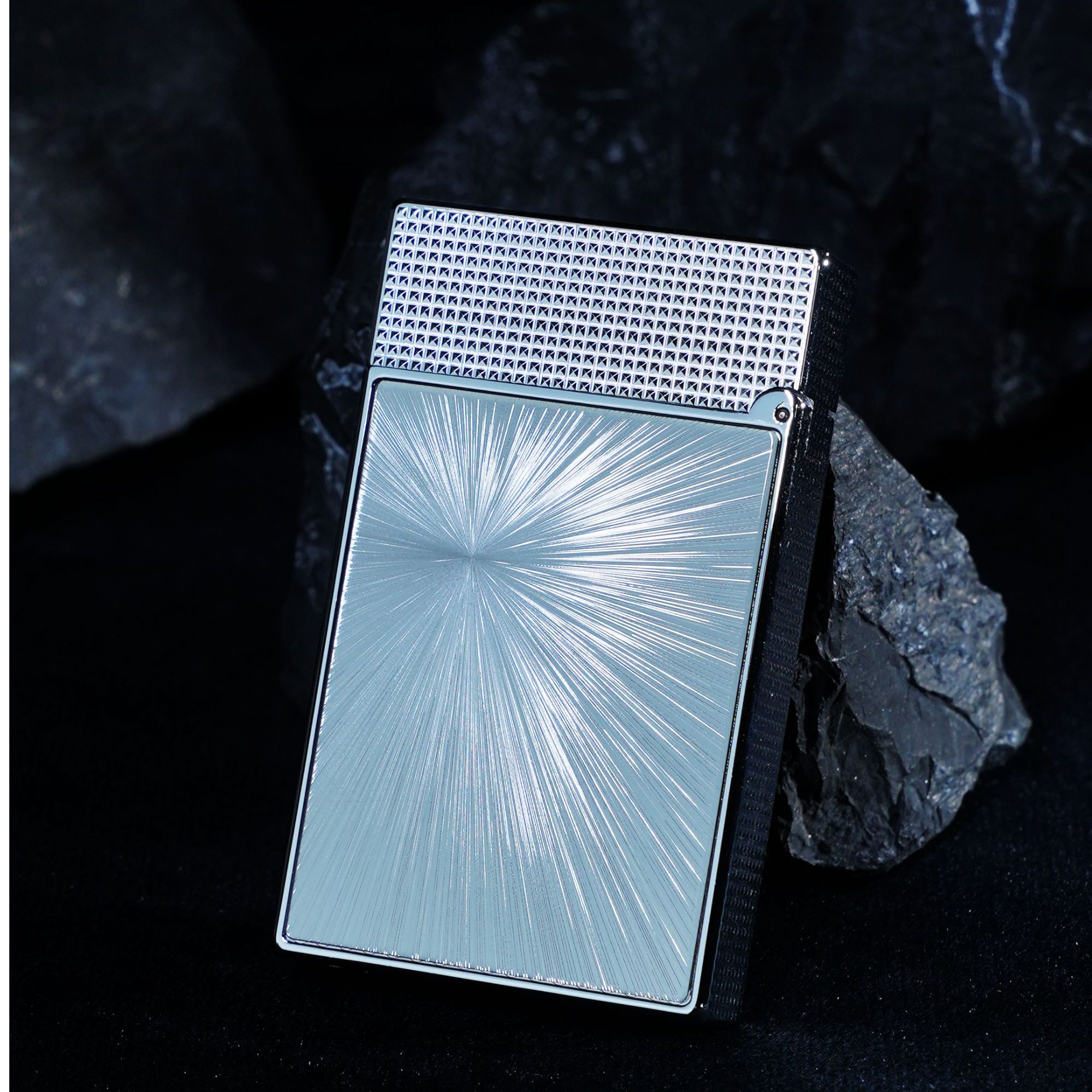 璀璨星光-KW卡尔威登朗声煤油打火机3D立体镜面送男生礼盒套装