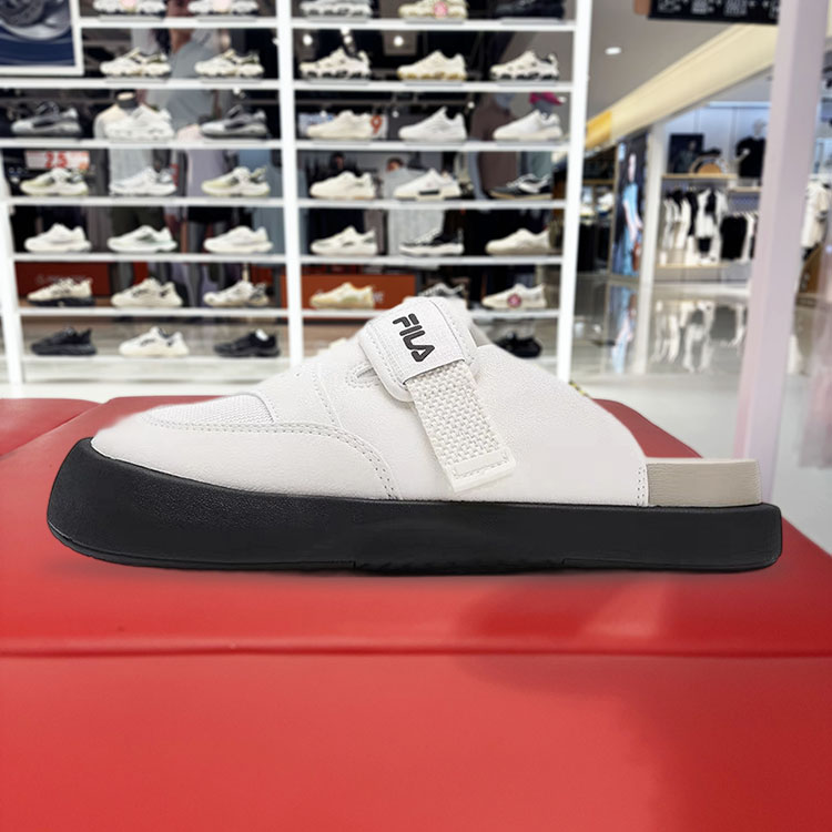 FILA斐乐2025新款女鞋勃肯鞋元气拖鞋鞋子休闲一脚蹬半拖凉鞋
