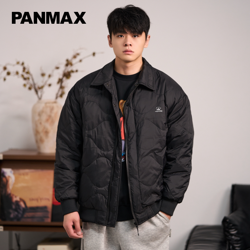 葫芦纹羽绒服90绒量保暖宽松轻薄休闲大码潮牌男防风秋冬时尚百搭