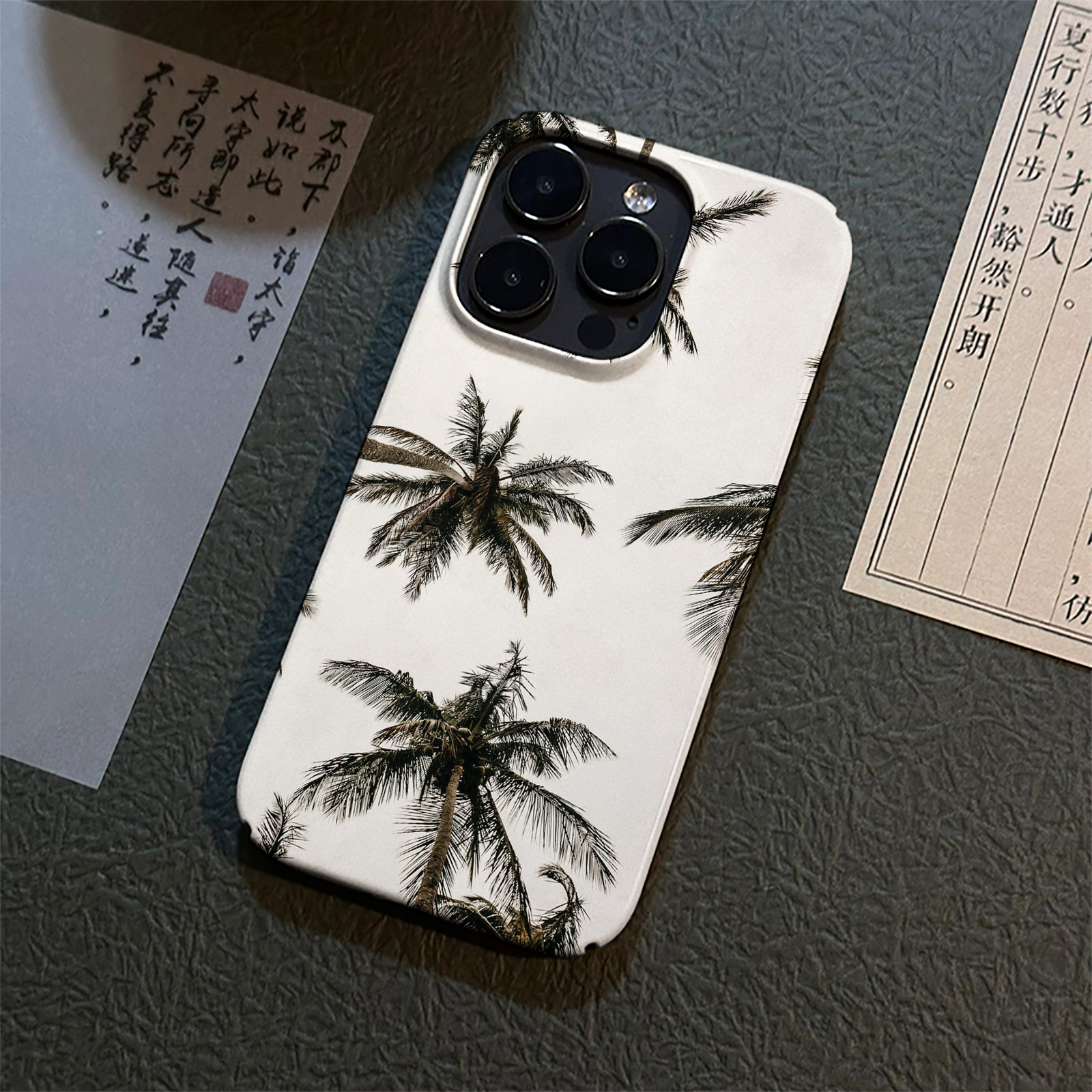 复古椰树菲林适用苹果17promax手机壳iPhone16pro/15/14/13/12/11