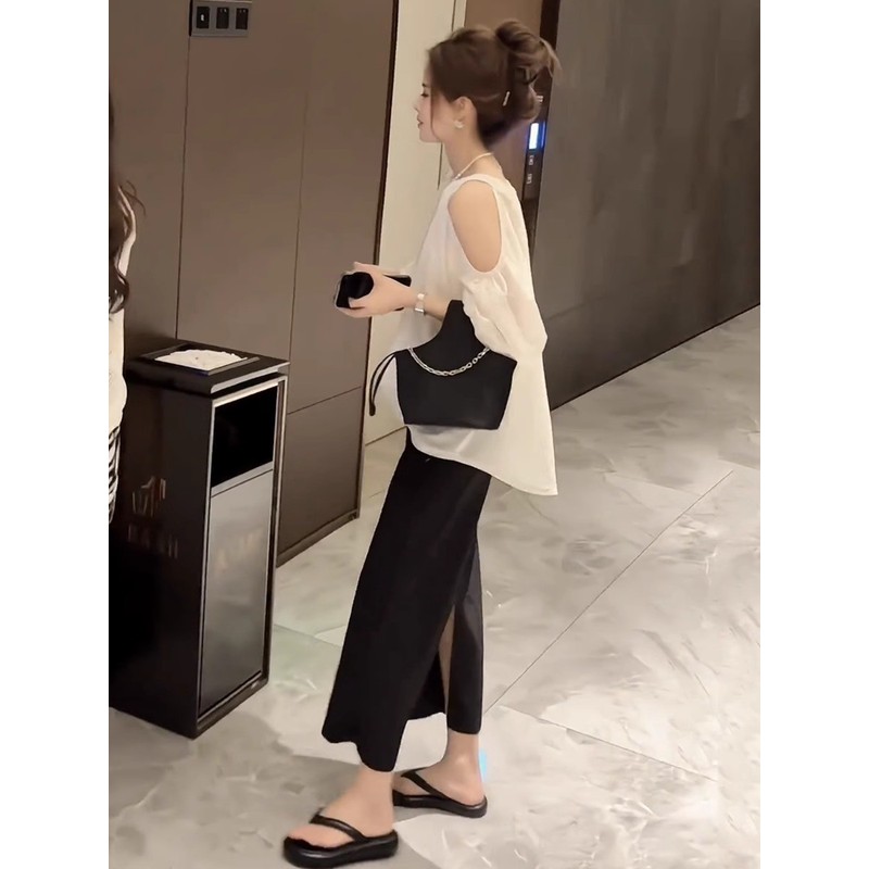 夏季高级感御姐套装裙女小个子穿搭显高设计感防晒衣半身裙两件套