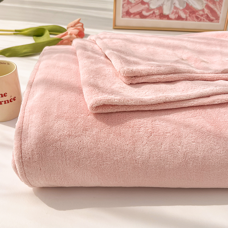 牛奶绒床单单件冬季加绒加厚法兰珊瑚绒学生宿舍单双人被单纯色