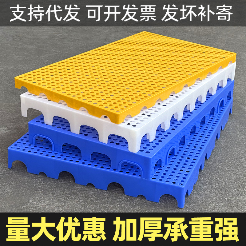 塑料垫板防潮板物流仓库防潮垫地台板超市宠物养殖冻仓沥水全新料