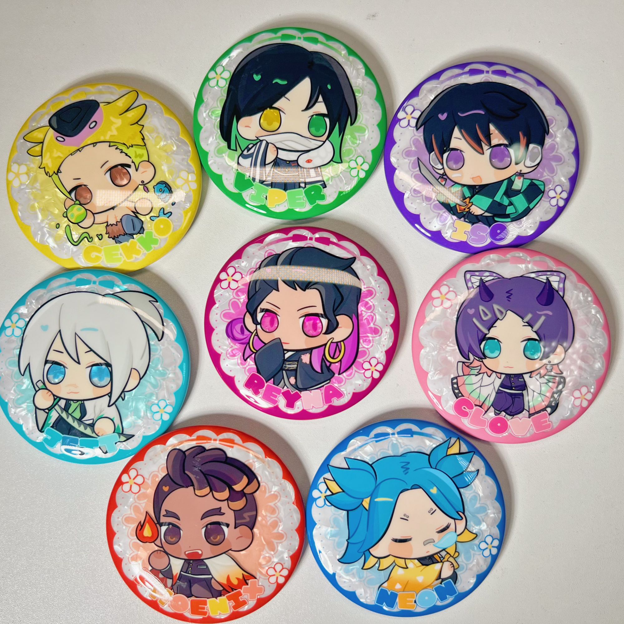 【代拆】无畏契约鬼灭系列Q版吧唧盲袋