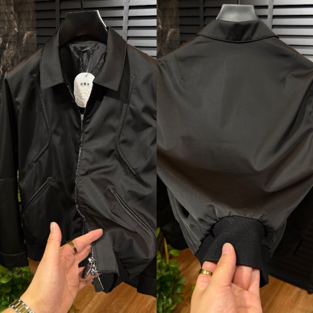 88182欧货秋季翻领男士高端定制款夹克青春潮流时尚穿搭