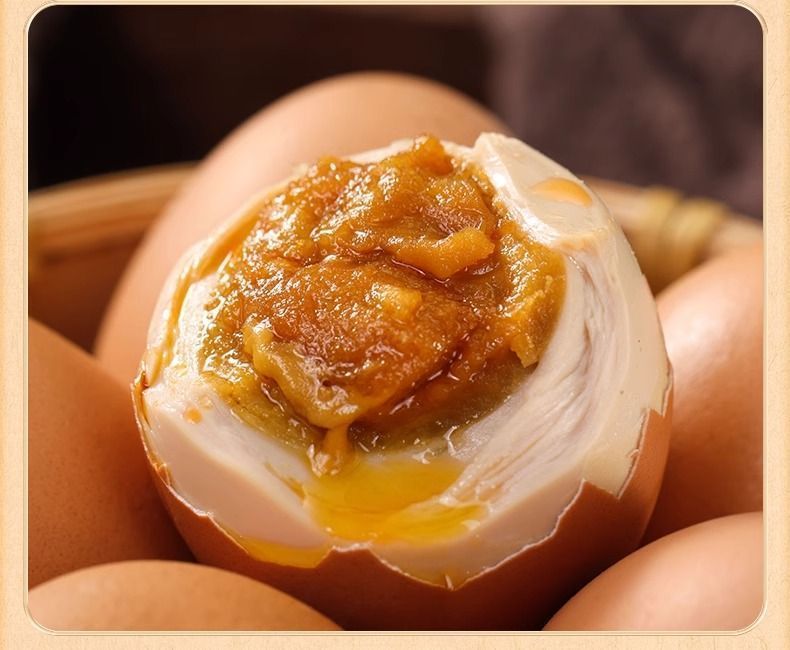 天津蓟县特产正宗麻酱鸡蛋流油五香腌卤蛋即食独立包装下饭蟹黄味