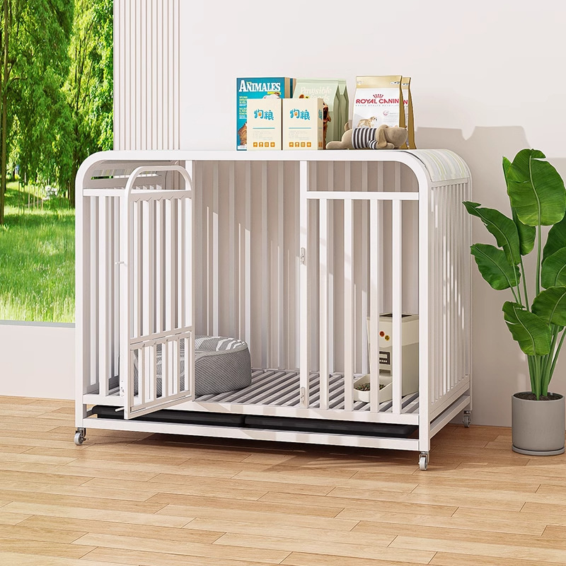 狗笼子室内中大型犬围栏家用带厕所一体式加高加厚可移动宠物笼子