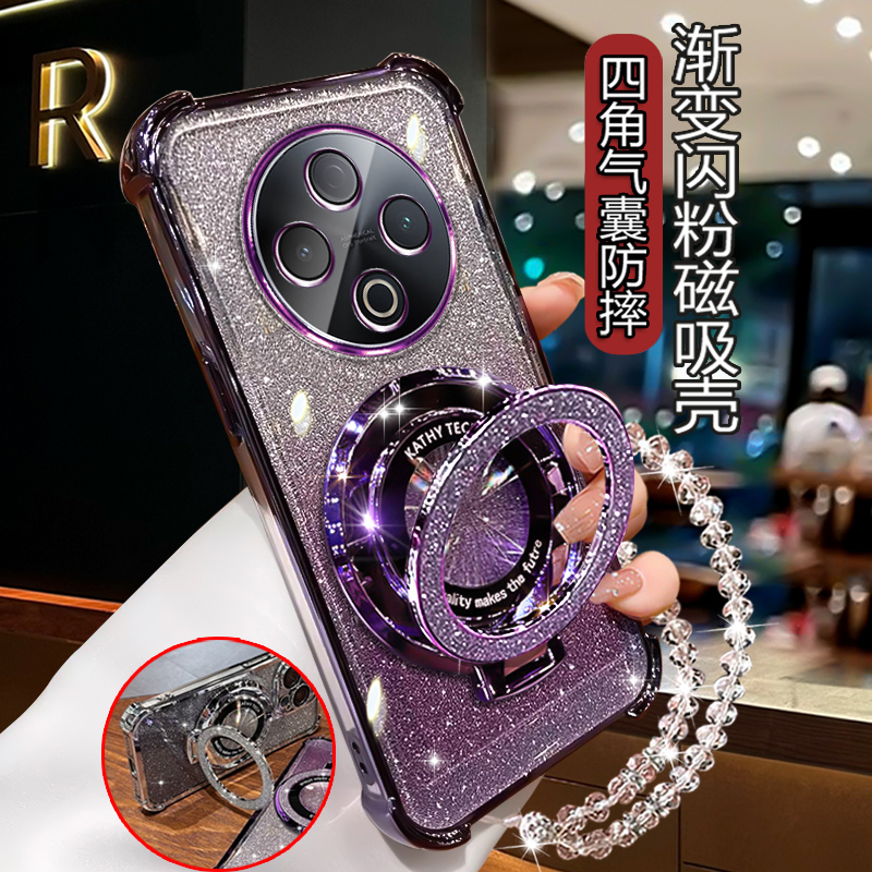 适用vivoy500手机壳新款高级女V2506A创意支架VIVOY500全包镜头膜