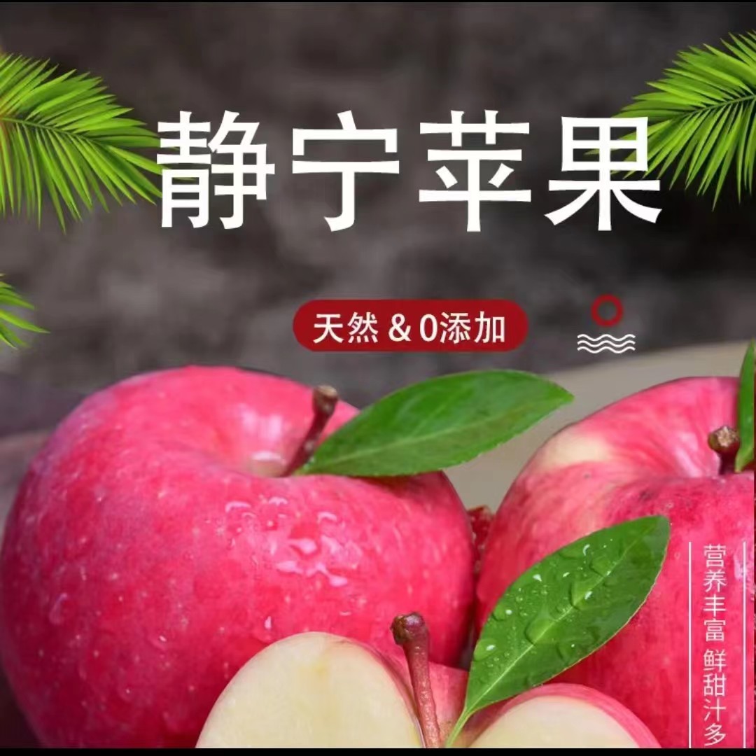 静宁红富士苹果【产地直发】脆甜多汁皮薄85 /90送亲戚送朋友
