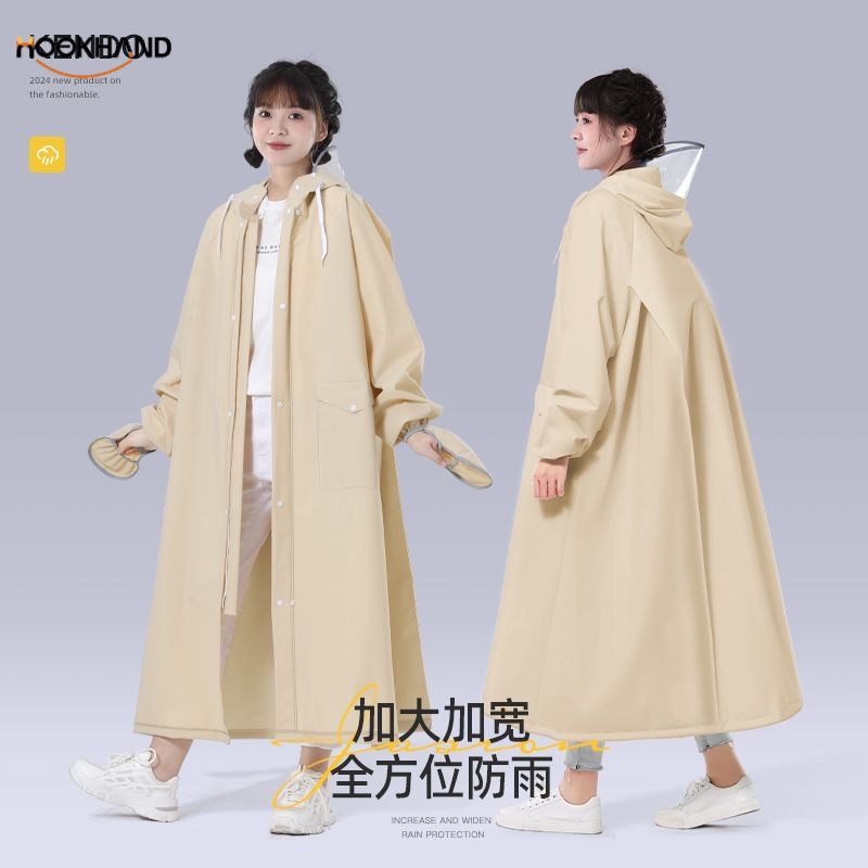 雨衣成人外穿长款全身防暴雨电动电瓶车女款新款连体单人拉链雨披