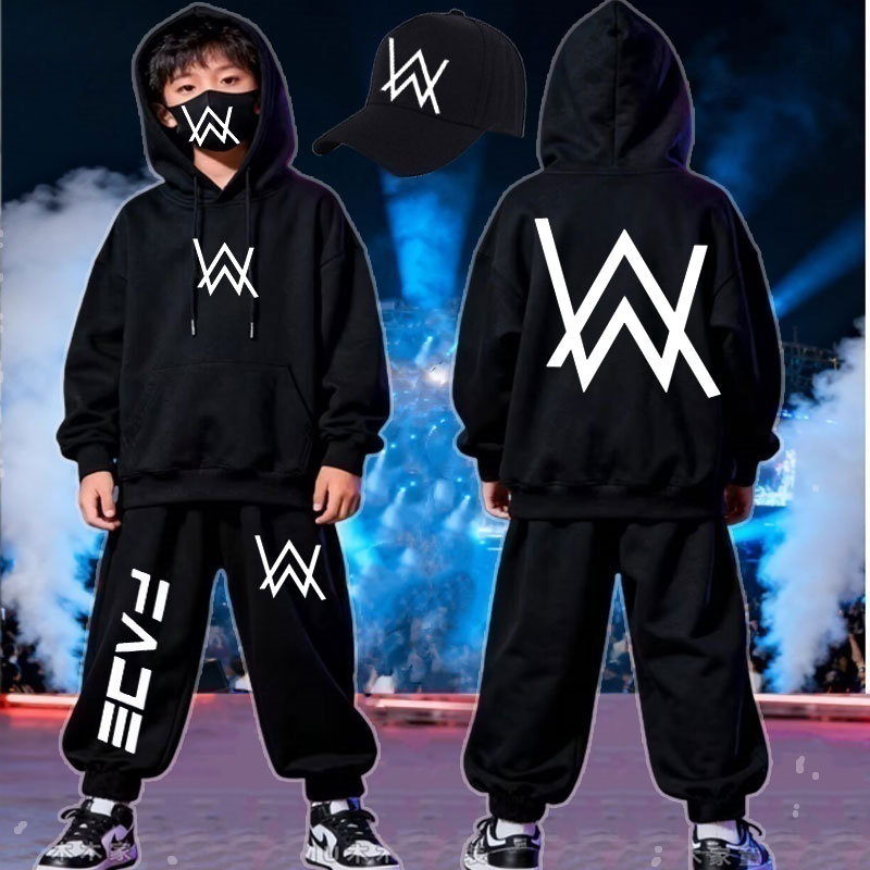 嘉豪同款战衣卫衣上衣少年感外套套装搞怪风服装童装裤子成人衣服