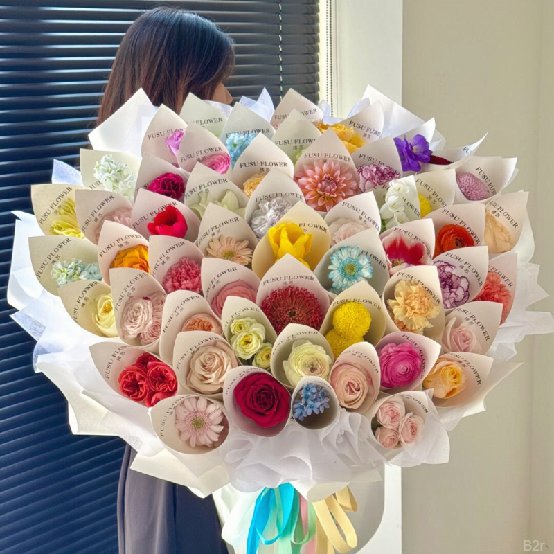 一岁一花【全国同城门店配送】送女友闺蜜生日花束同城速配花束鲜花