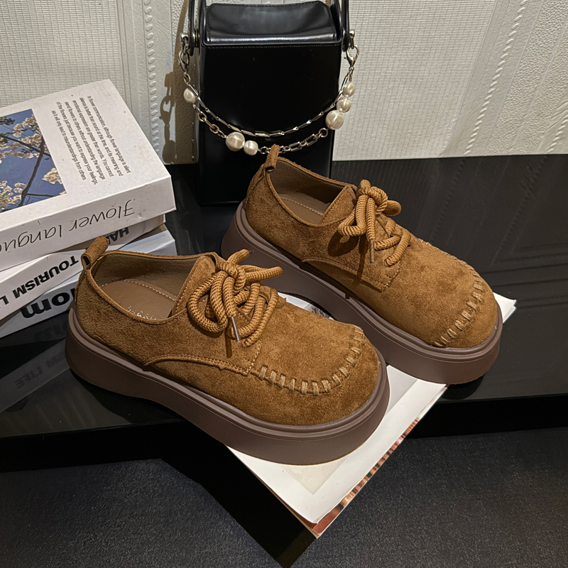 厚底全包勃肯女鞋子2025新款爆款秋冬季超火博肯单鞋新款勃肯鞋