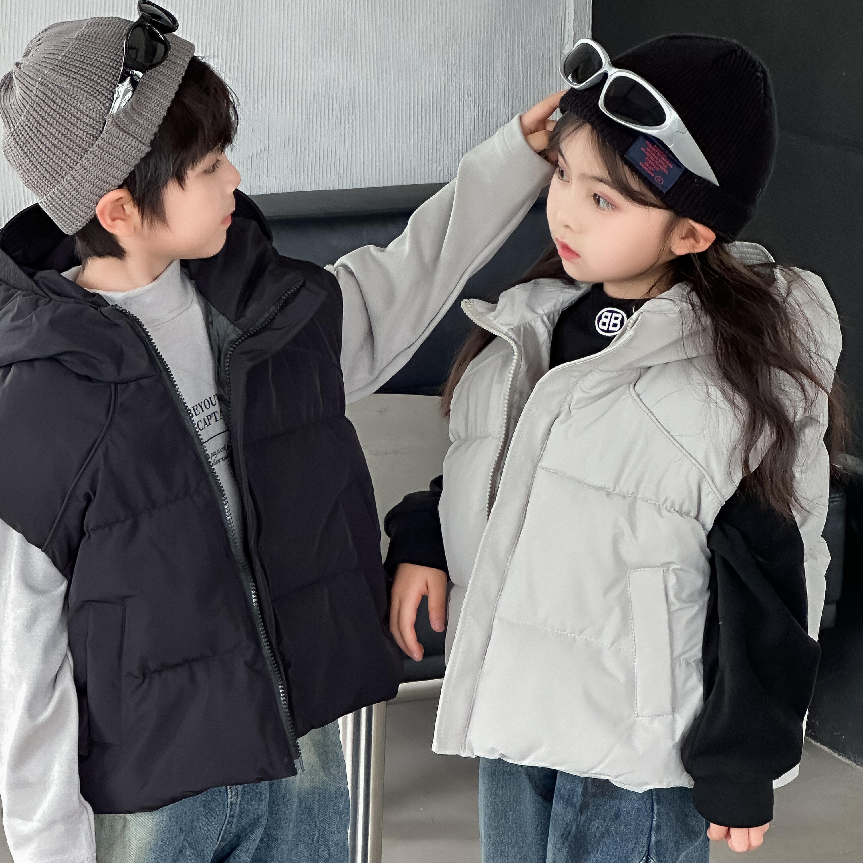 【韩版】2025新款冬季儿童棉马甲秋冬外穿马夹男女童中大童外套33