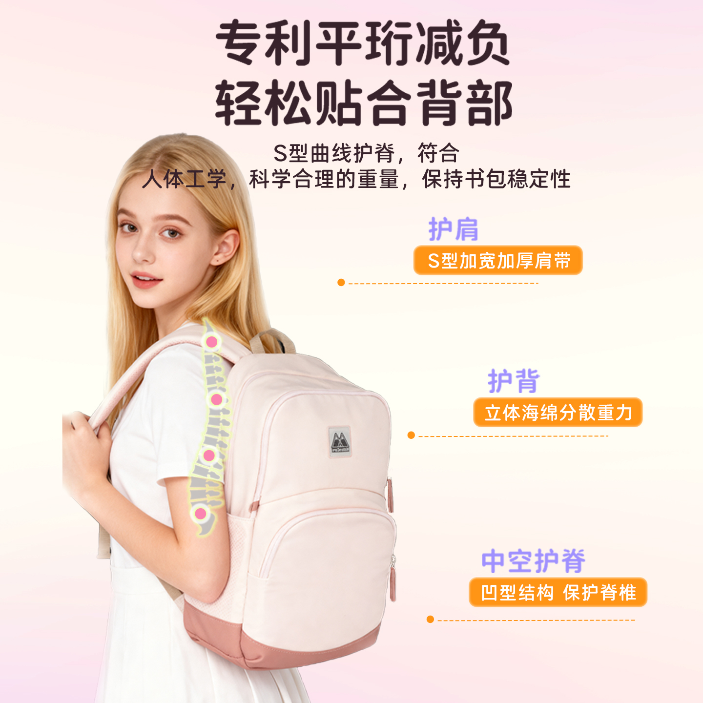 玛斯汀休闲书包拉链双肩包轻便百搭双肩背韩版休闲防水商务