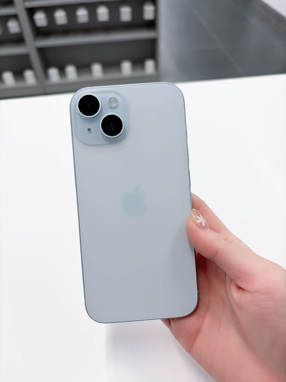 95新 Apple/苹果 样机苹果15 128电池87蓝色