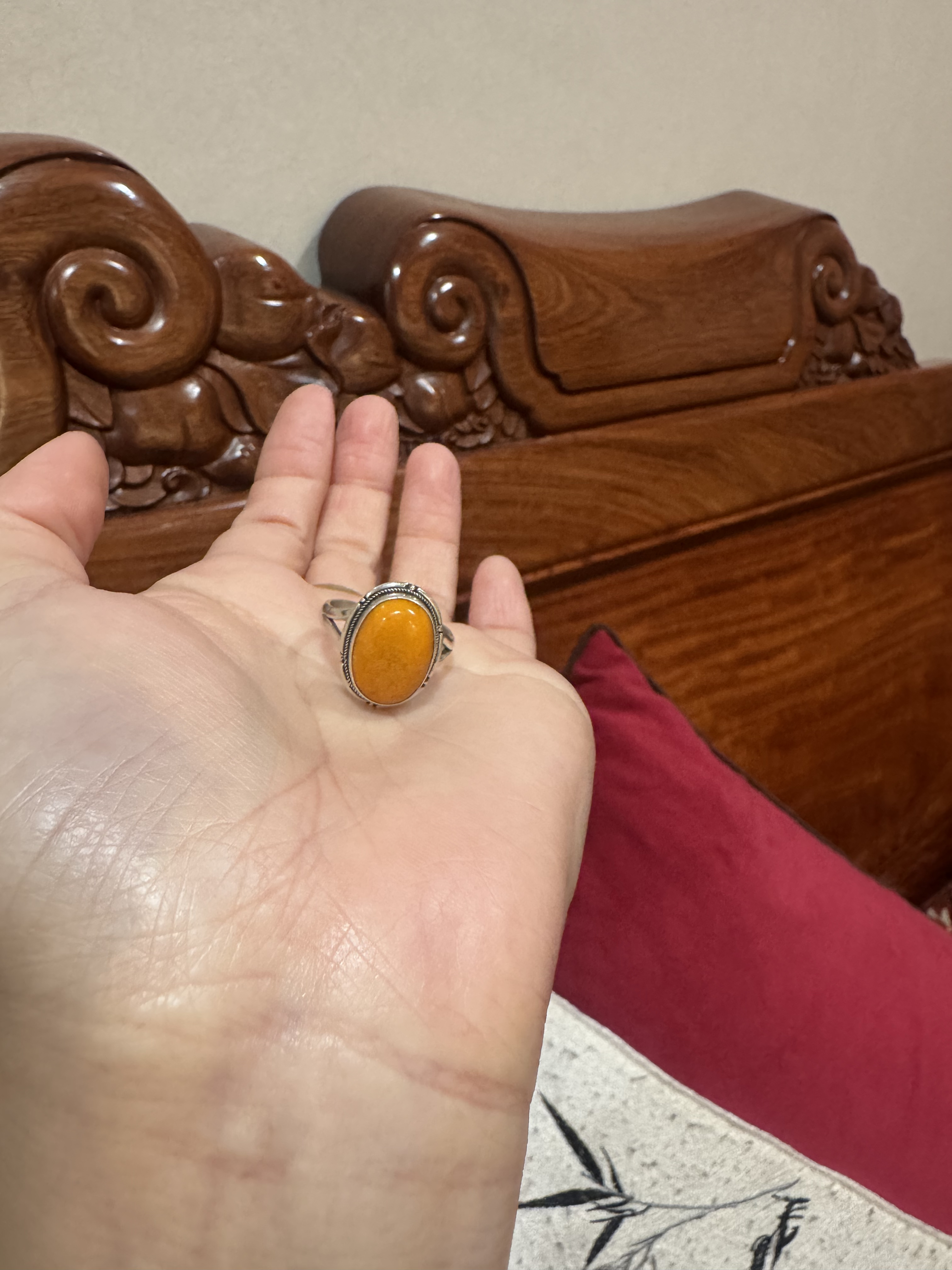 非金属亚克力戒指 时尚款戒指简单大方