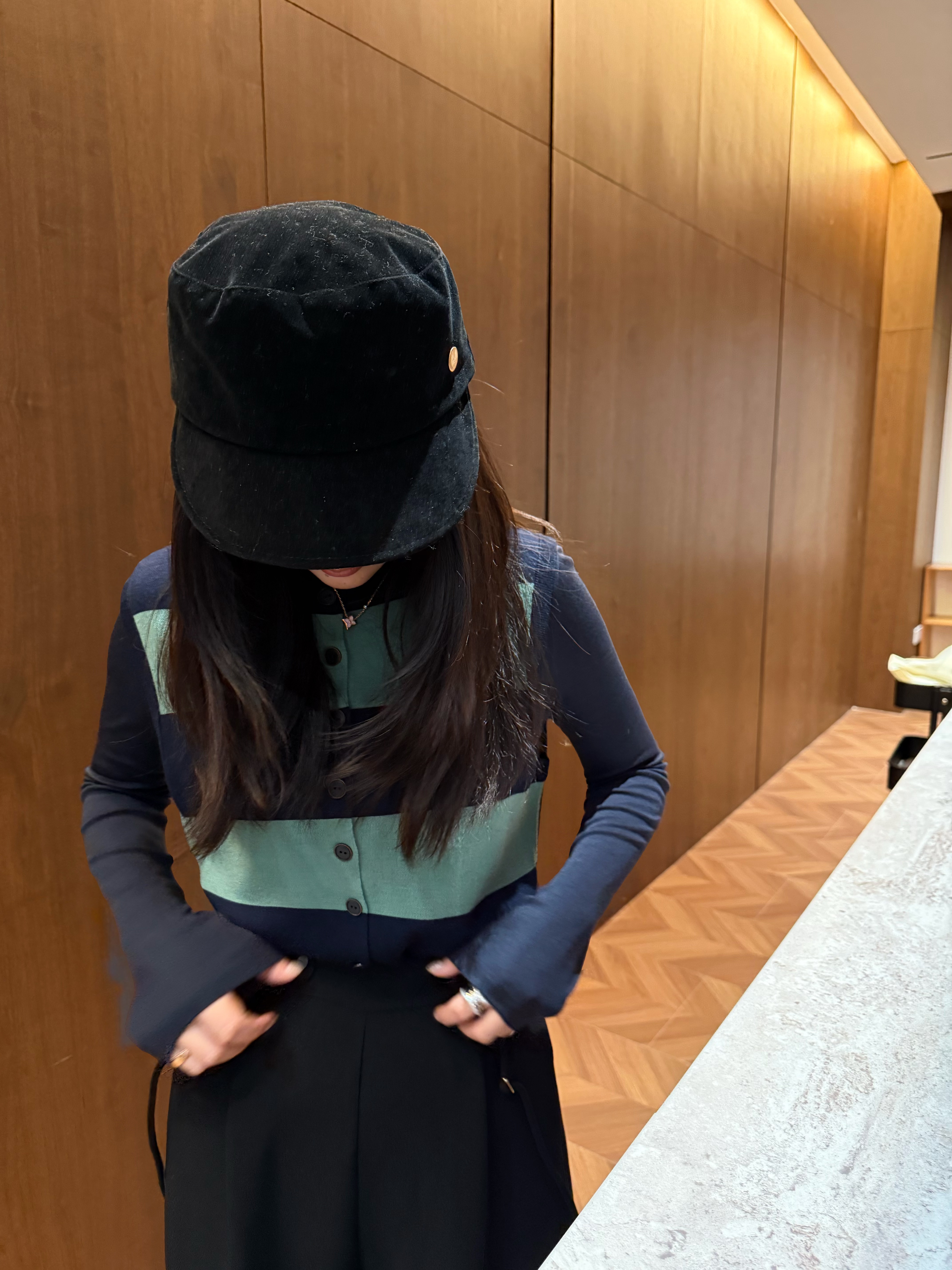 【空林】绵羊毛轻奢设计师定制款高级感百搭拼色马夹+内搭套装YY607