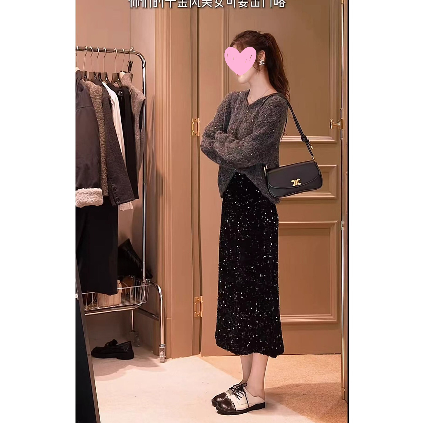 张元一同款女装法式时髦温柔风软糯休闲百搭针织衫女洋气长袖上衣