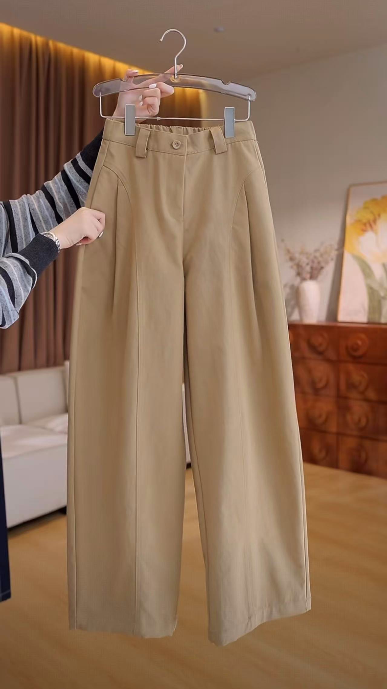 【干净利落】秋季新款百搭显瘦九分镰刀裤