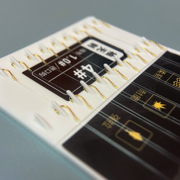 青龙尼龙子线双钩成品子线钩台钓鲫鱼鲤鱼金袖有刺伊豆伊势尼进口