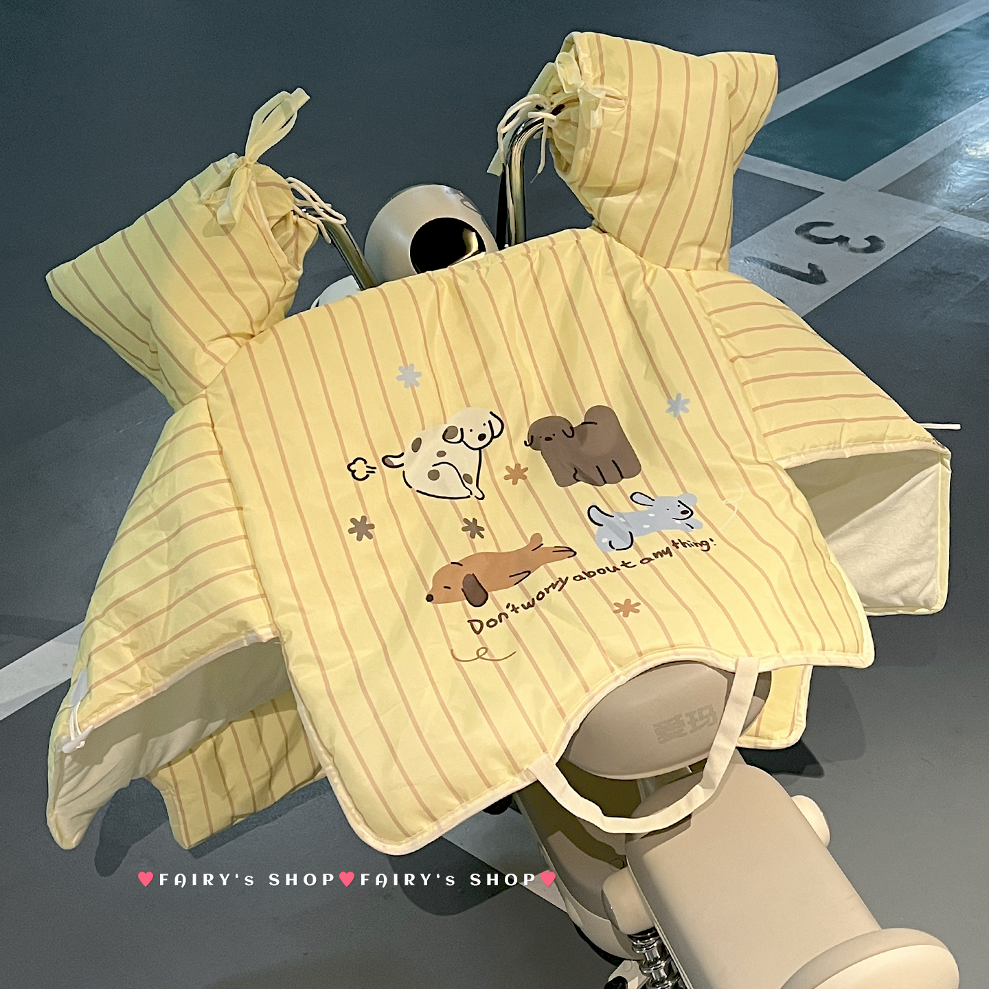 原创可爱电动车挡风被抗寒秋冬季加厚高颜值电瓶车防风罩防水