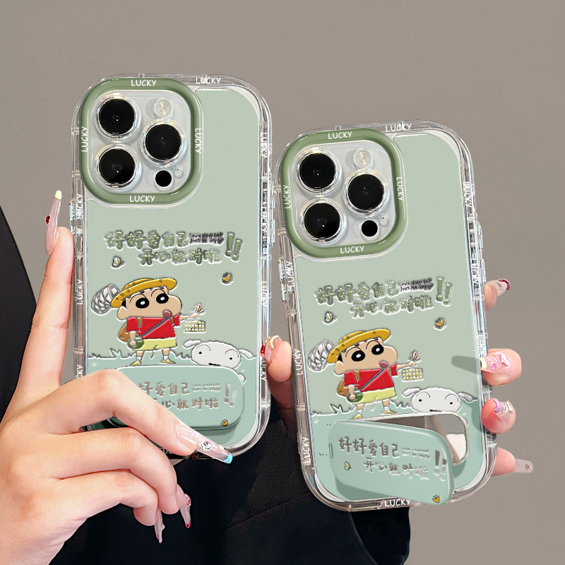 小新小白爱自己适用苹果16promax泡芙手机壳iPhone15羽纱华为小米