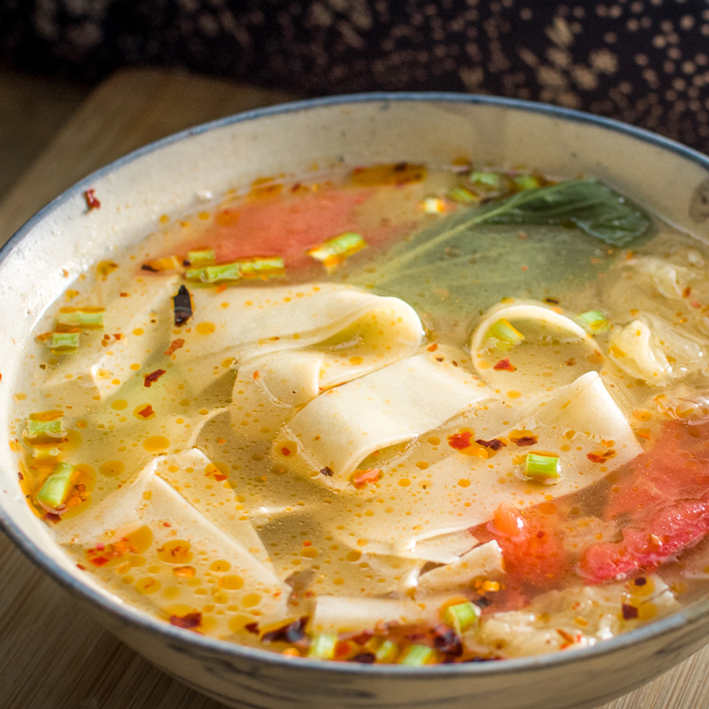 【豌豆杂面叶】拓鲜生纯手工本地豌豆杂面叶100g/*4袋～8袋包邮