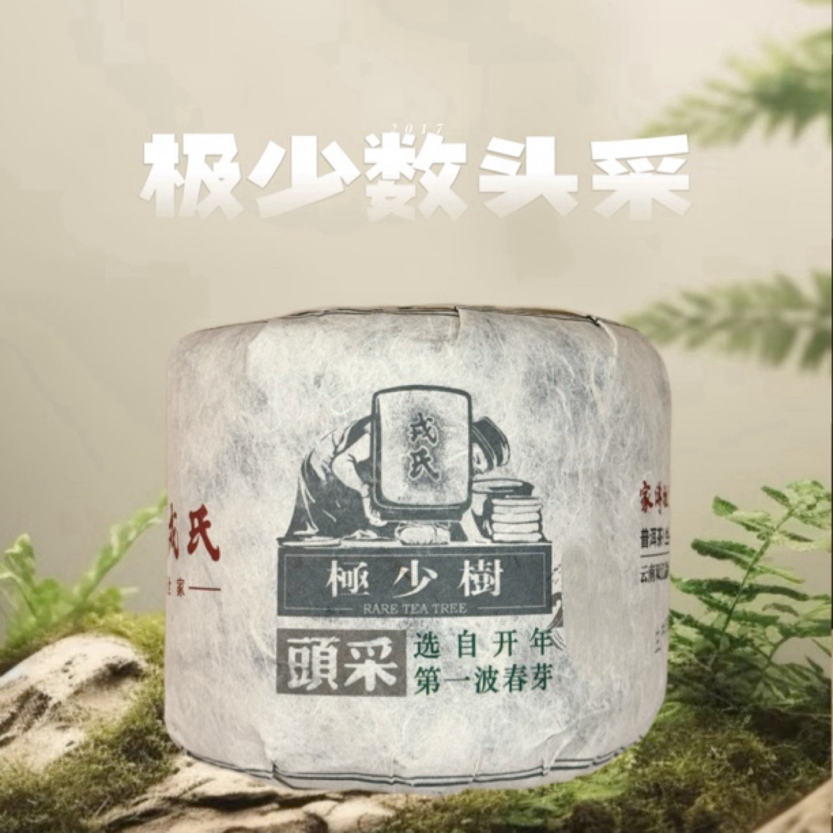 戎氏极少数头采2024年明前茶普洱生茶典藏礼盒装昆明干仓刮码发货