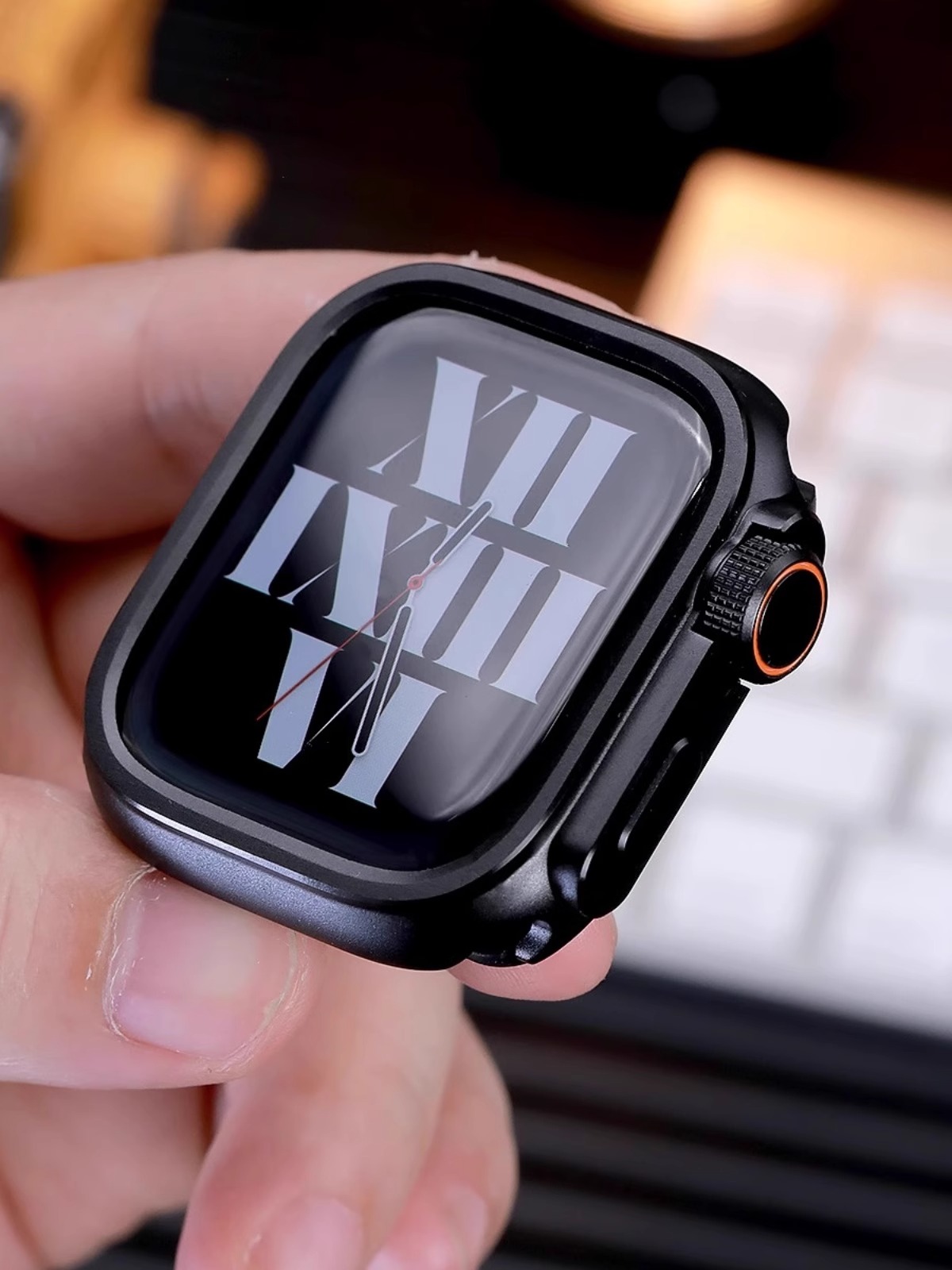 表带哥适用于苹果手表S10代秒变Ultra2保护壳9/8/7改装壳锌合金46