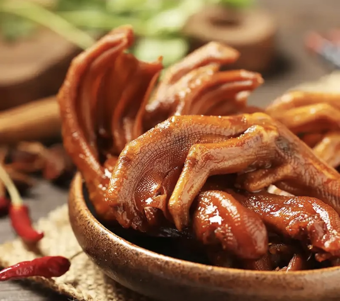 潮汕澄海卤水澄海卤黑棕鹅鹅掌鹅脚（默认不切）