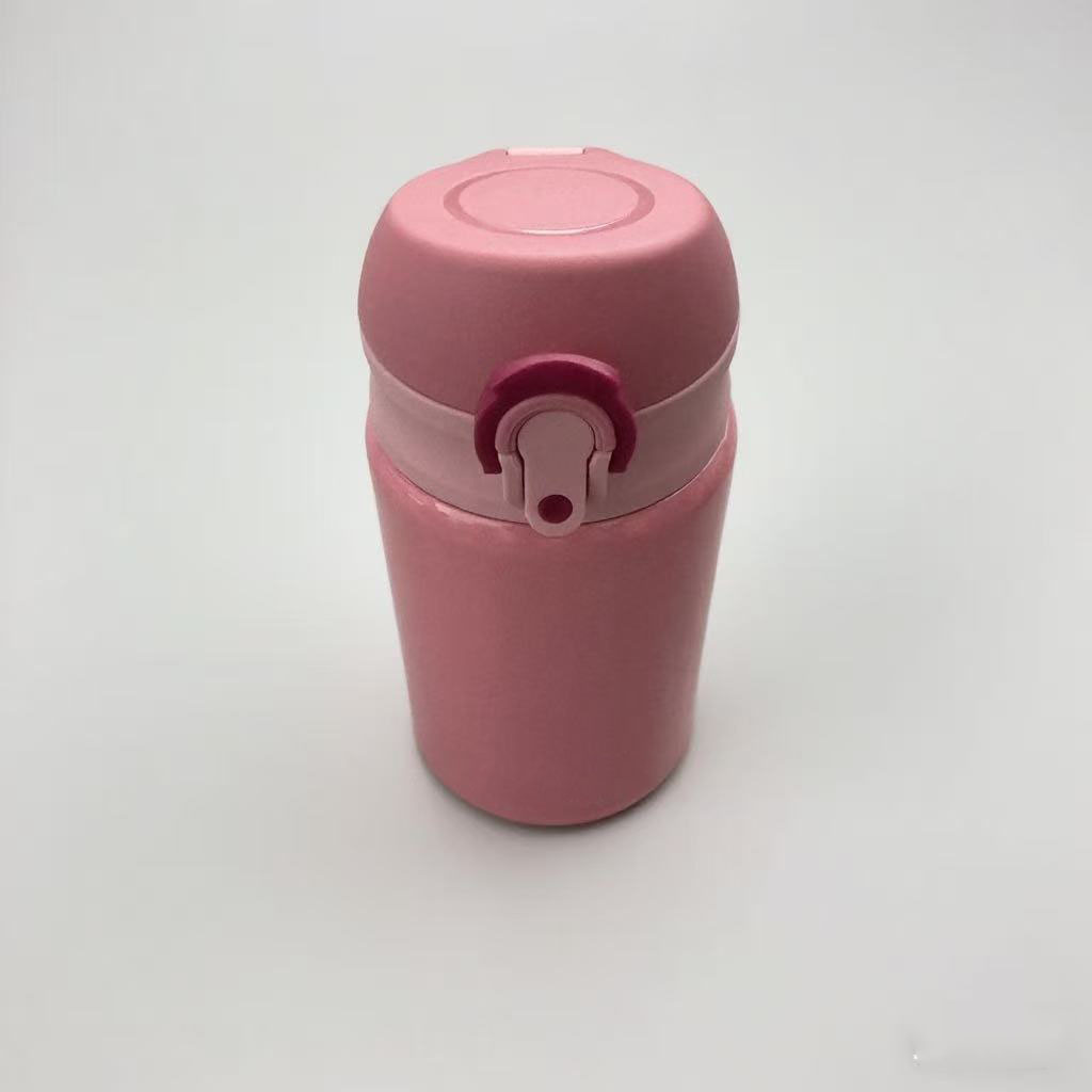 高品质弹盖直引保温杯316不锈钢300ml 混色