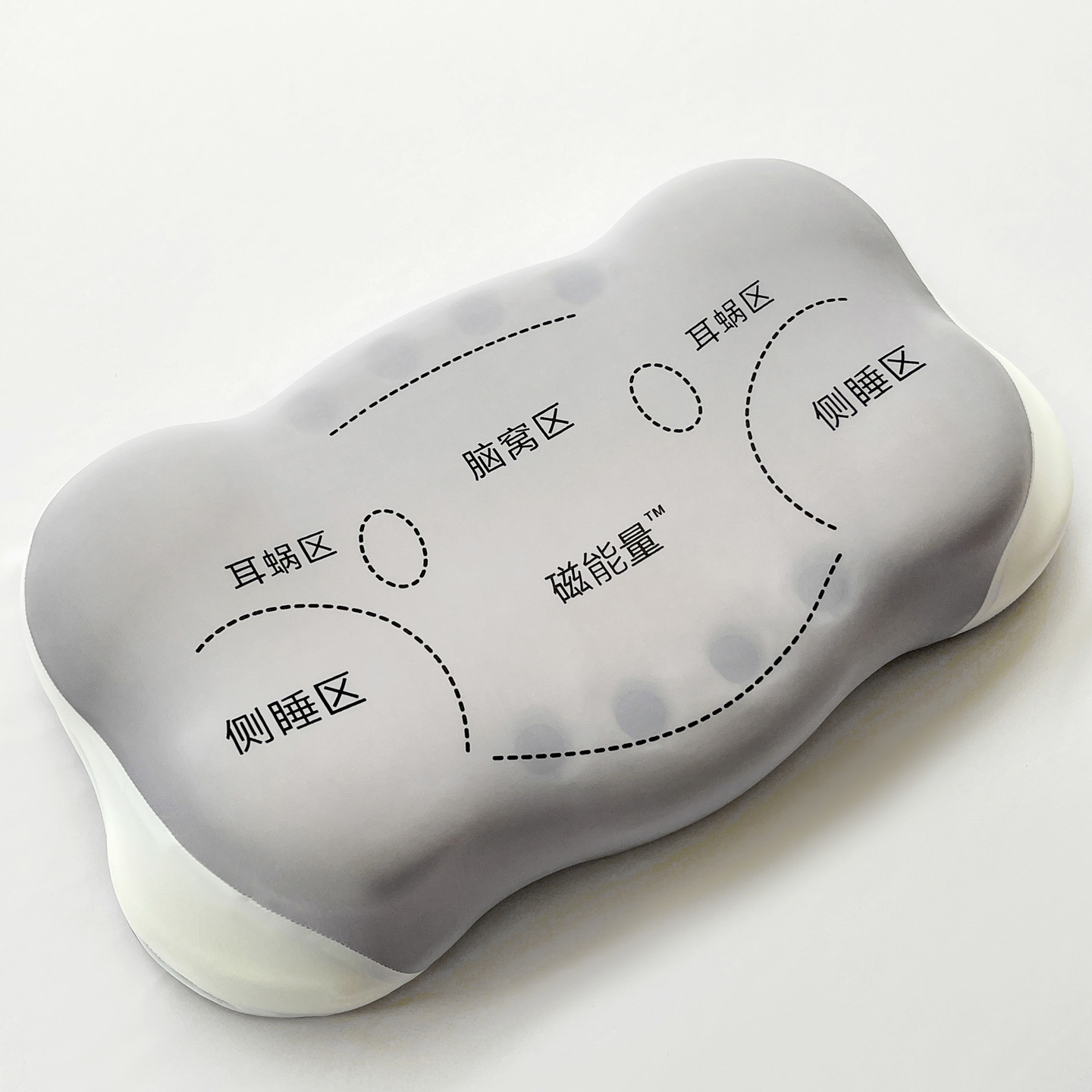 2025年新款按摩小白云朵颈椎枕夏天学生情侣成人神器护颈透气睡枕