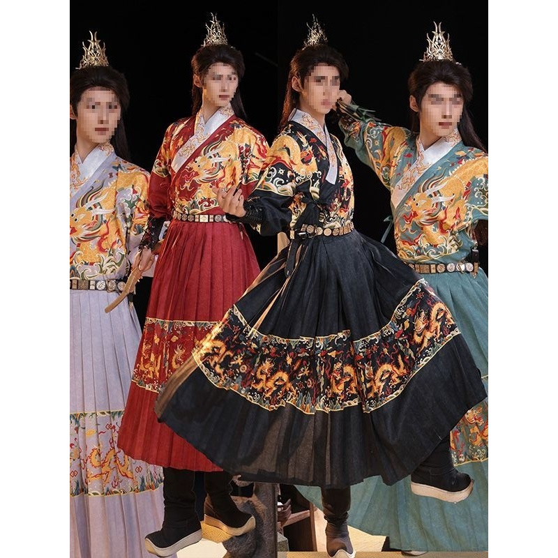 新款明制汉服【龙啸】飞鱼服男款锦衣卫古装伴郎服装春秋款