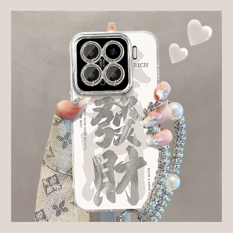 适用小米15手机壳春夏新女款小米12s/x羽纱14/13pro全包镜头膜红