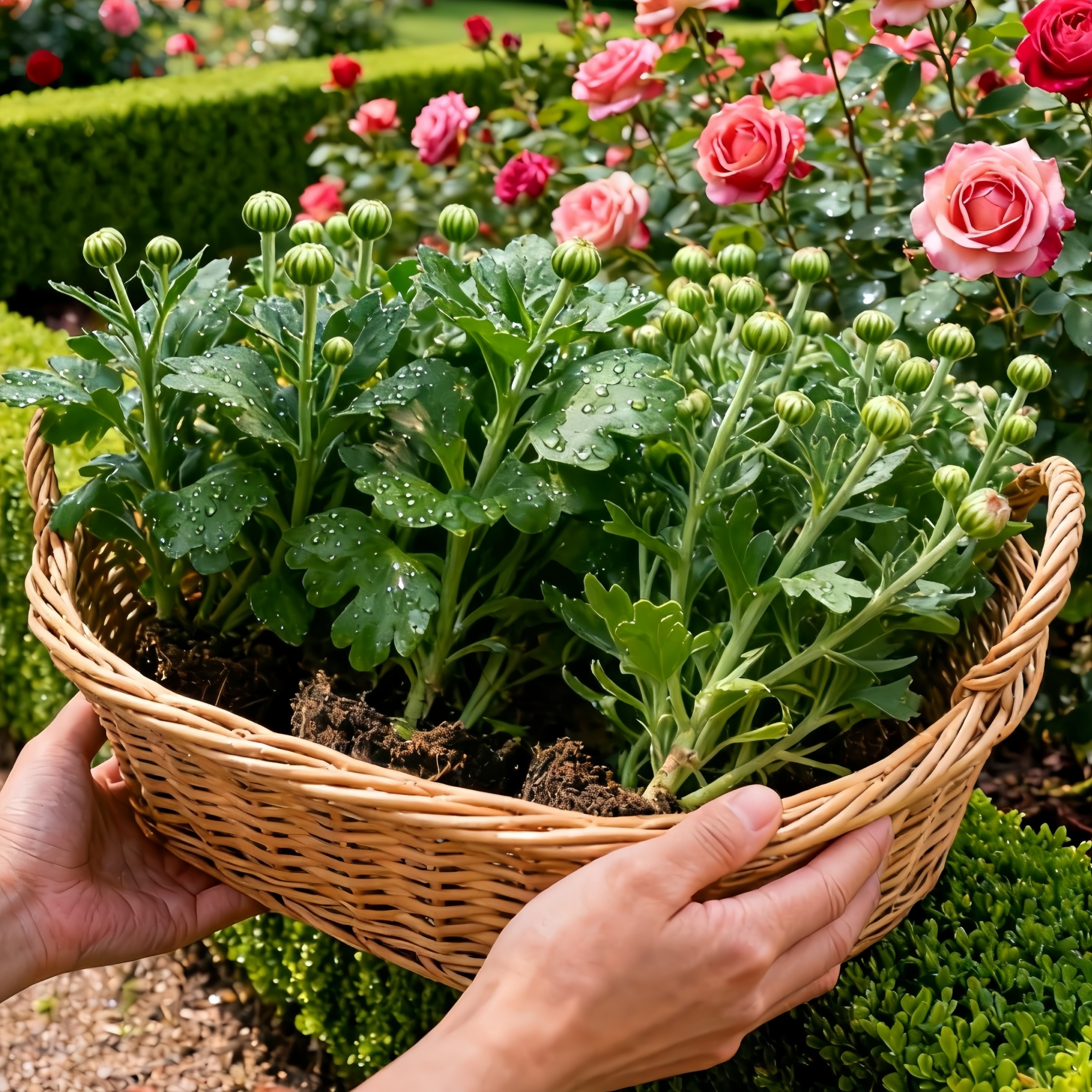 国华大菊花苗花卉菊花盆栽室内外耐寒热四季开花秋菊月菊绿植大花