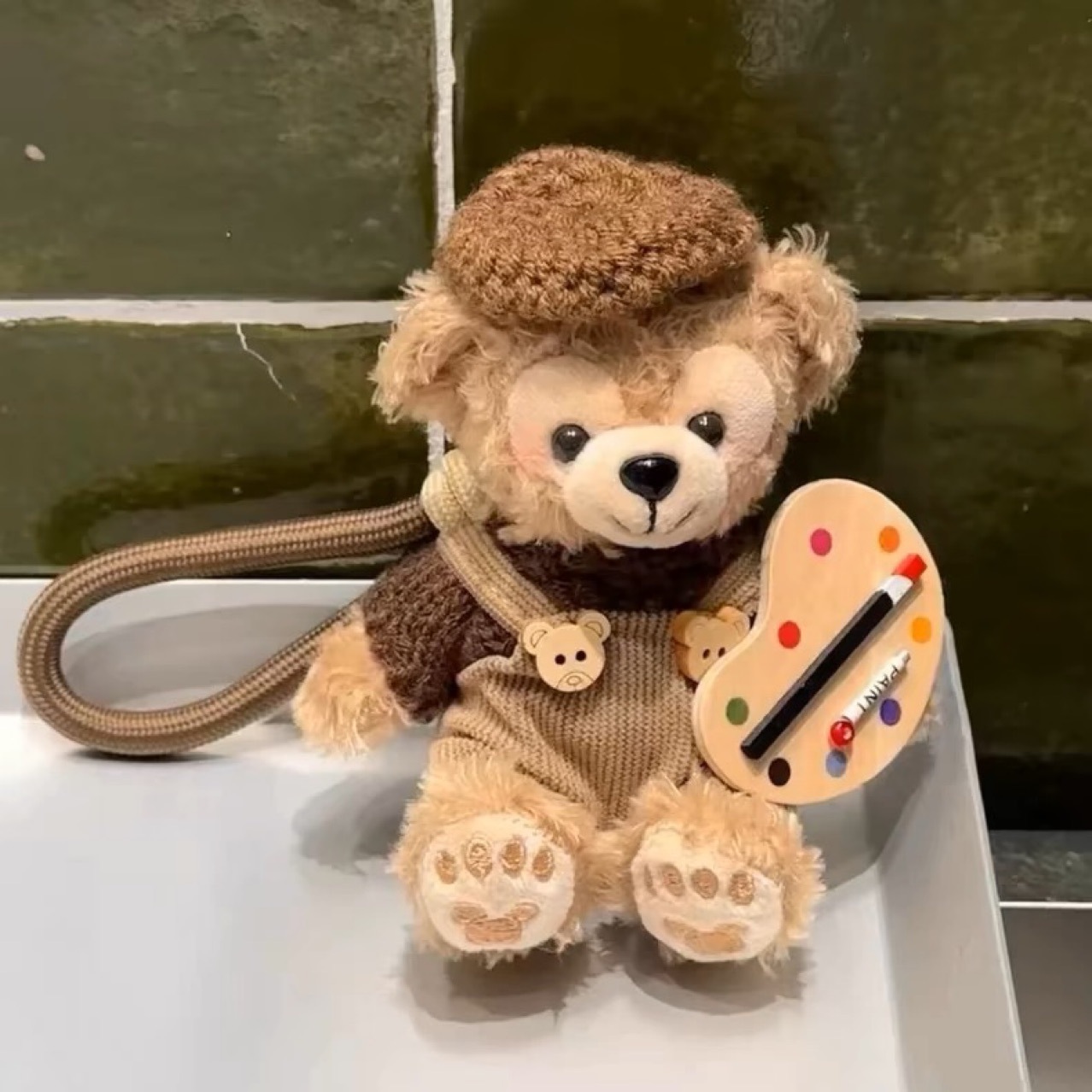 爆款雪莉玫毛绒公仔钥匙扣包包挂件玫玫玩偶可爱汽车挂饰小熊礼物