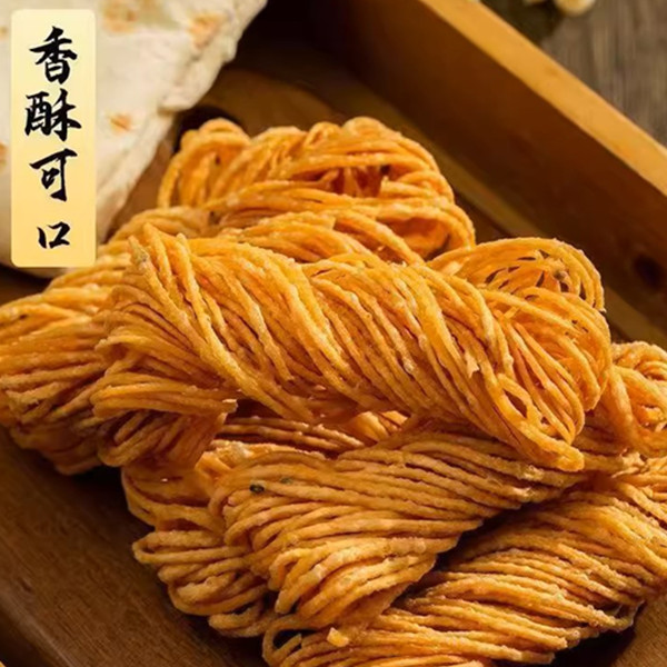 金丝馓子安徽徐州山东特产油炸网红休闲小零食