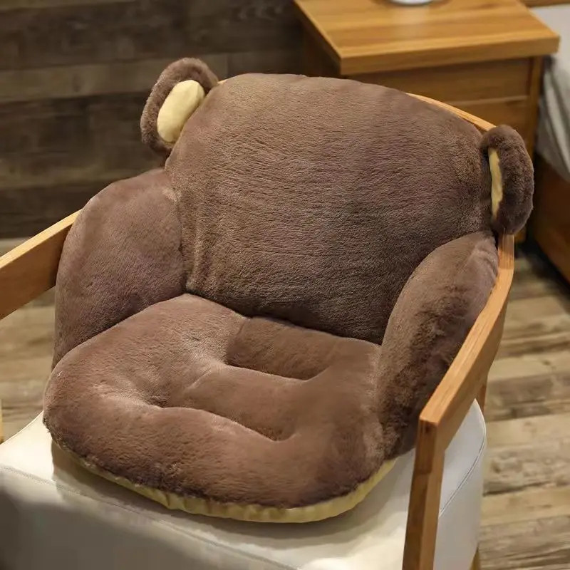 坐垫靠垫一体办公室久坐靠椅学生板凳屁垫座椅垫腰靠护腰椅子靠背