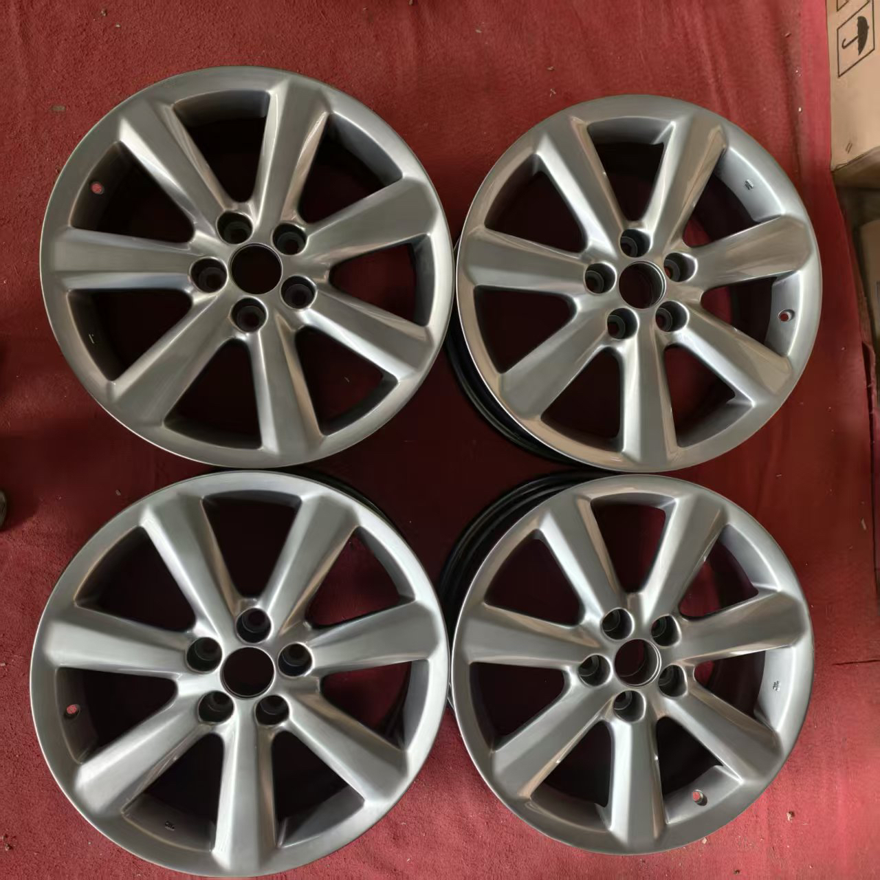 12代丰田皇冠184原装轮毂 丰田皇冠18寸原装轮毂