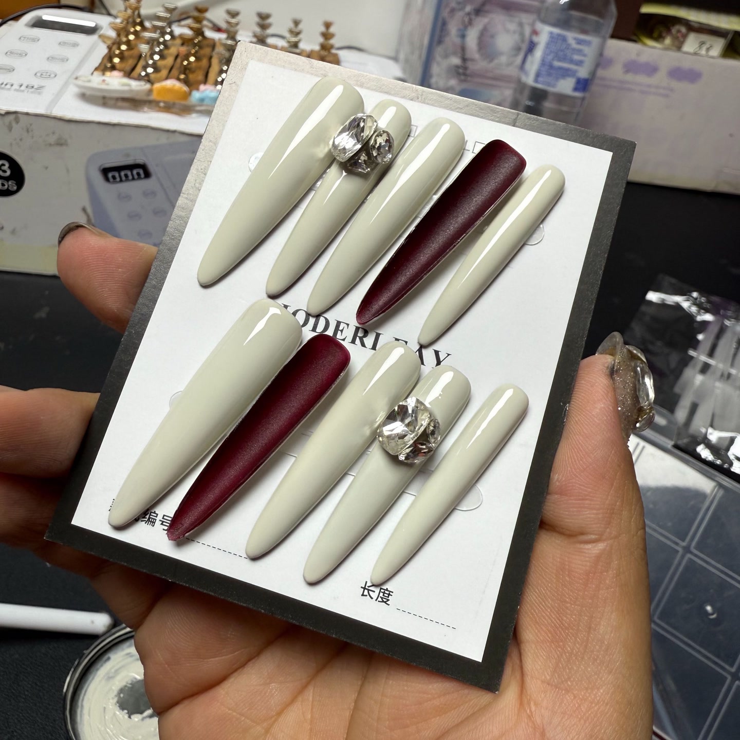 红色高跟鞋系列穿戴甲送5件套工具包