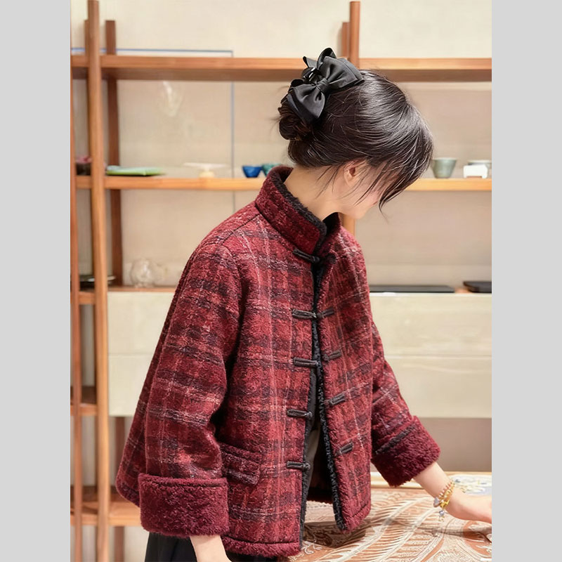 新中式国风巨好看外套2026年冬季新款今年流行爆款复古超火上衣女