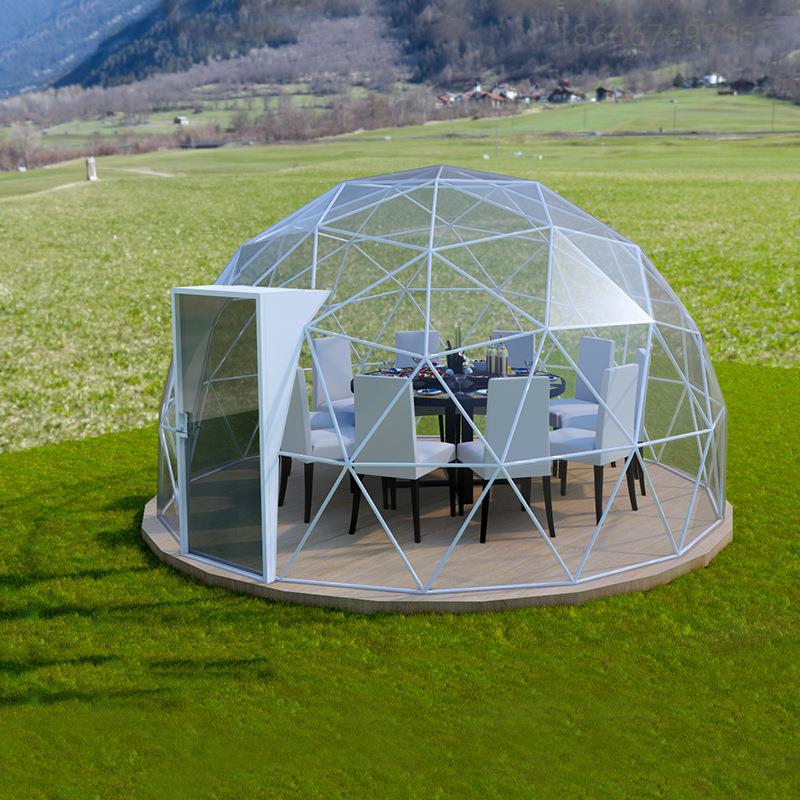 时尚营地球形帐篷透明泡泡屋星空房民宿餐饮户外活动展览酒店帐篷