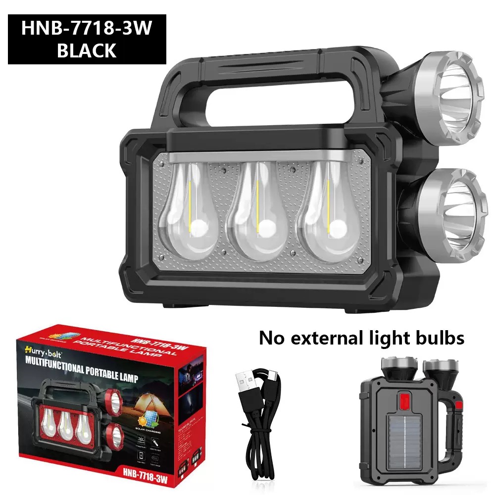 太阳能大功率灯泡手电筒5931