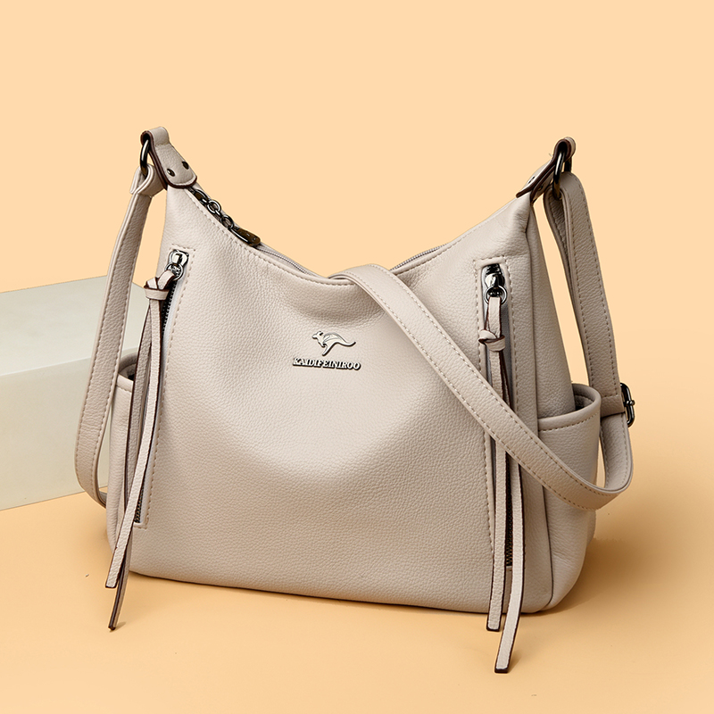 专柜正品女包2025新款斜挎包中年女士单肩包多隔层时尚百搭妈妈包